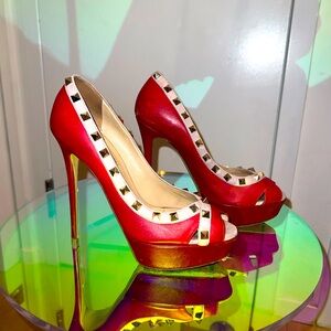 Valentino Rockstud red heel